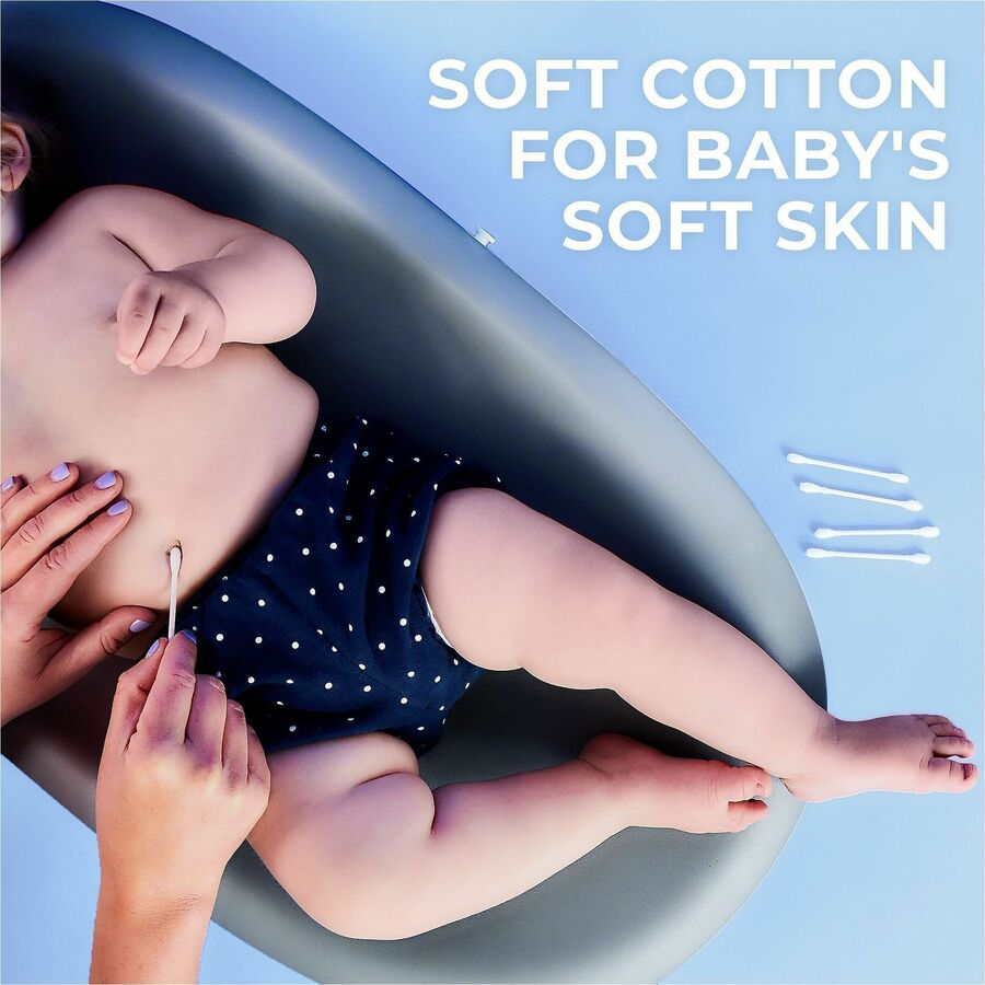 Soapbox Cotton Swab - Cotton - White - Antibacterial - 1 Carton