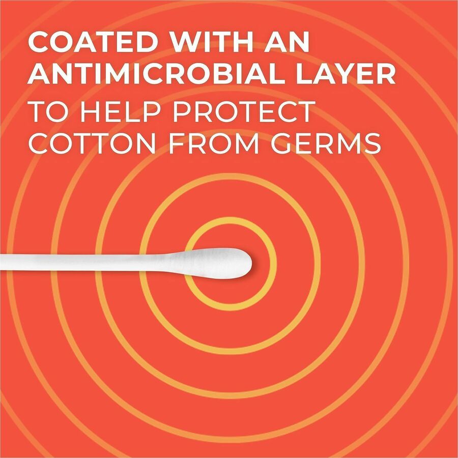 Soapbox Cotton Swab - Cotton - White - Antibacterial - 1 Carton