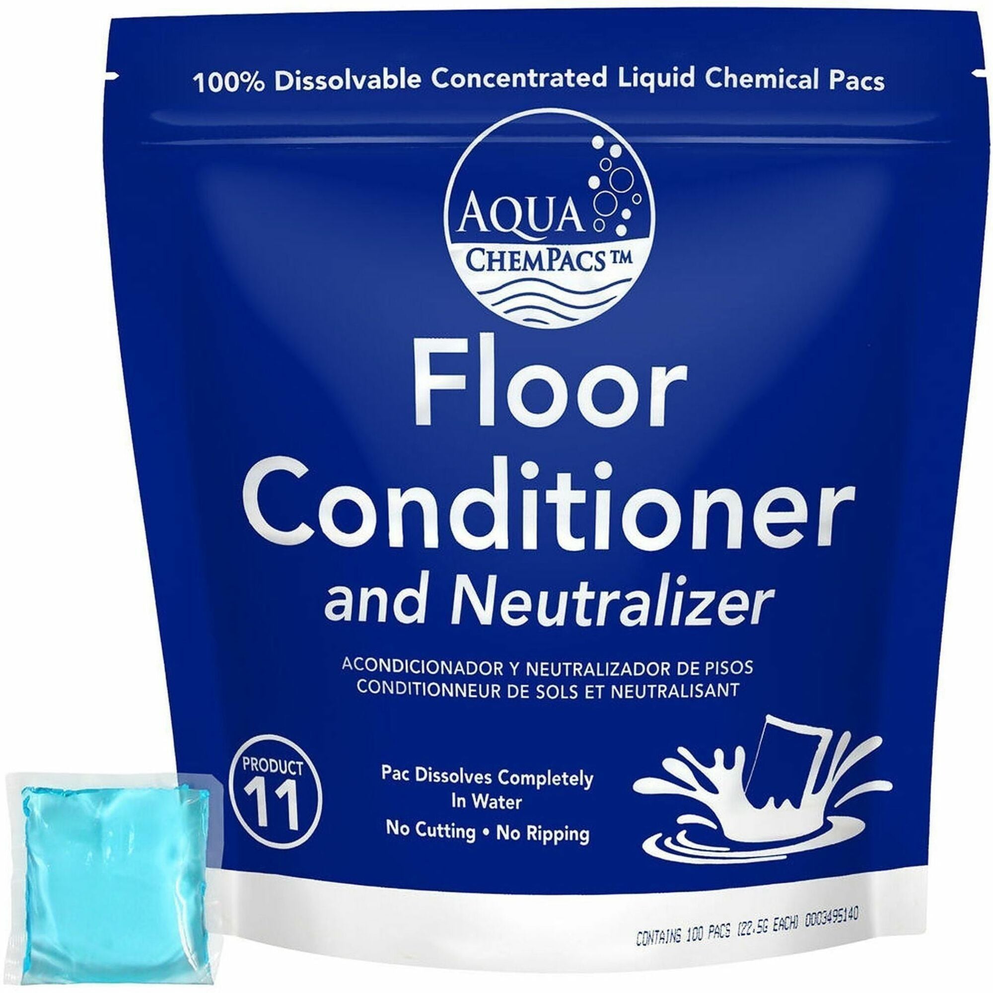 Diversey Floor Conditioner & Neutralizer, 1x 100ea - For Floor, Glass, Tile, Metal - Concentrate - Liquid - 0.79 oz (0.05 lb) - Recommended For: Alkaline Deposit Remover, Residue Remover, Salt Remover, Ice Melter Removal, Limescale Remover, Hard Water ...