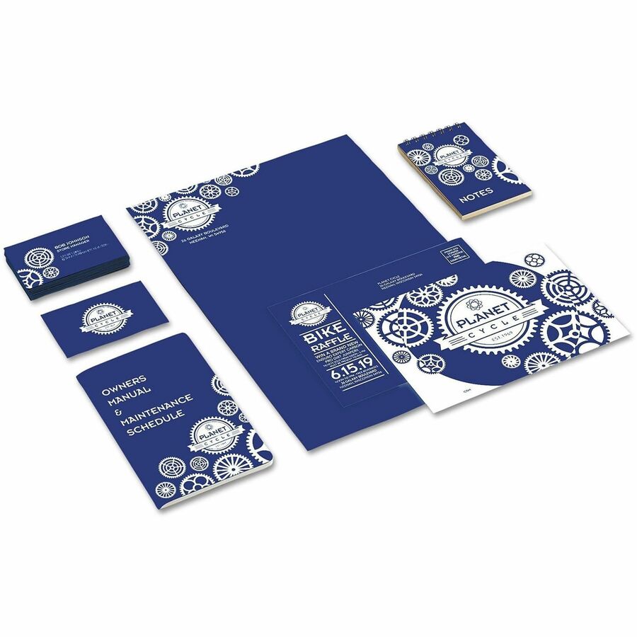 Wausau Paper AstroBrights 65 lb Cardstock - Letter - 8 1/2" x 11" - 65 lb Basis Weight - Acid-free, Lignin-free, Long Lasting - Blast-off Blue - 250 / Pack