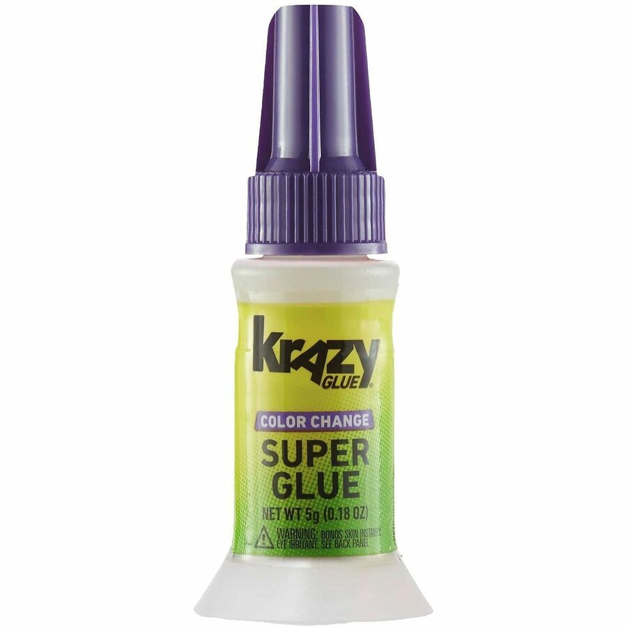 Krazy Glue Super Glue - 0.18 oz - Purple - 1 Each