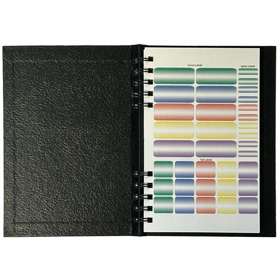 Dome Business Journal - 5 x 8 Inch Hardcover Professional Planner Notebook - Business - 5" x 8" Sheet Size - Bright White Sheet - Black Cover - Acid-free, Pocket, Bleed Resistant, Expandable Inner Pocket, Eco-friendly, Durable Cover, Hard Cover, Built-...