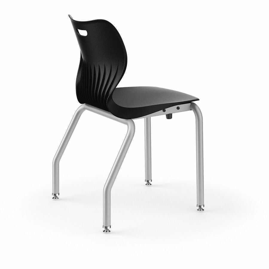 HON SmartLink Guest Chair - Finish: Black - For Guest Room - 4 / Carton