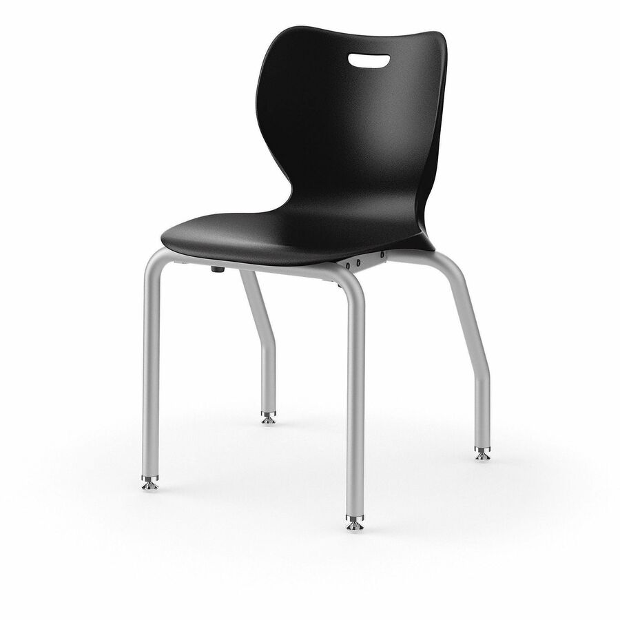 HON SmartLink Guest Chair - Finish: Black - For Guest Room - 4 / Carton