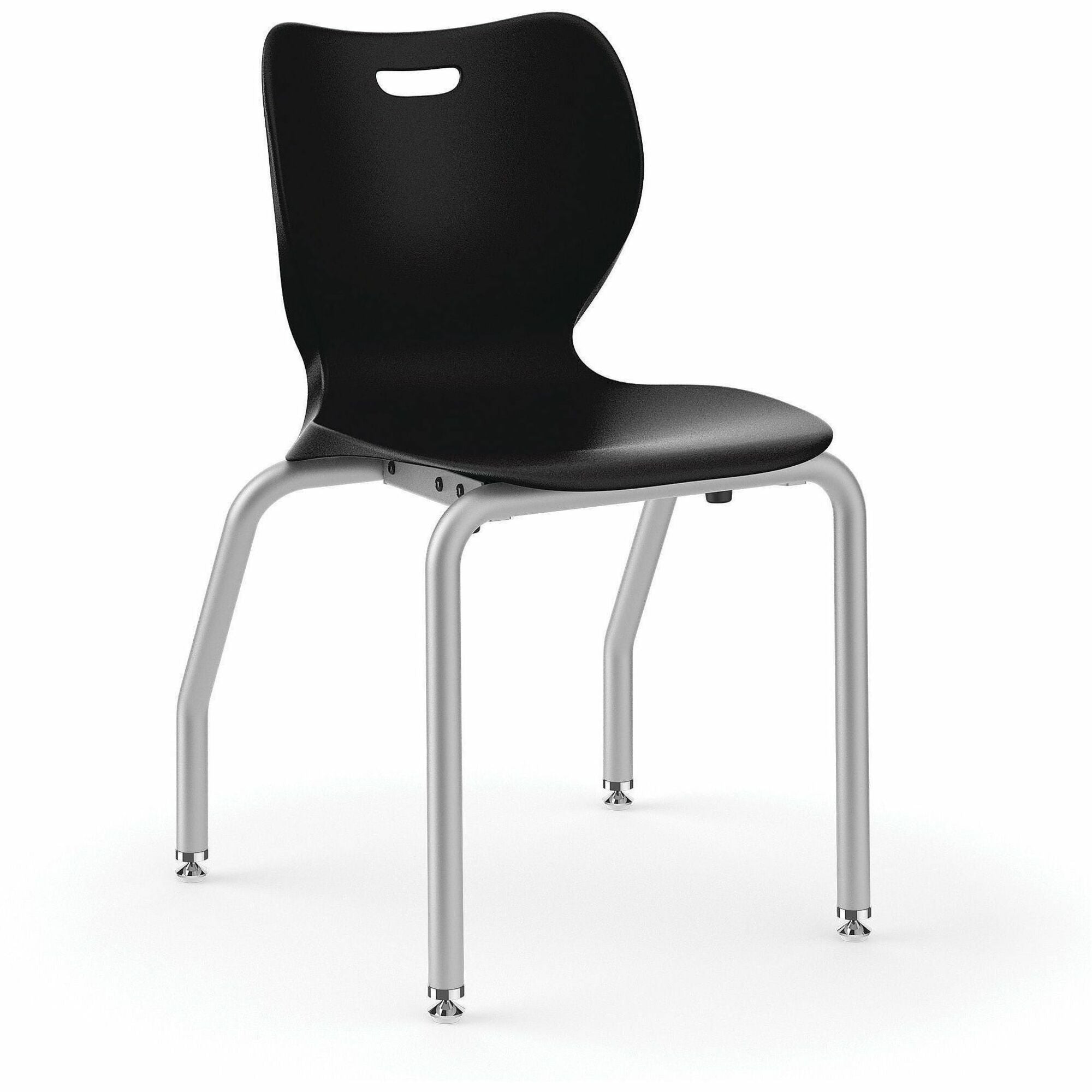 HON SmartLink Guest Chair - Finish: Black - For Guest Room - 4 / Carton