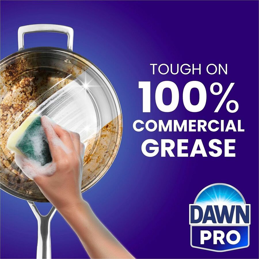 Dawn Manual Pot/Pan Detergent - For Multipurpose - Concentrate - Liquid - 128 fl oz (4 quart) - Original Scent - Recommended For: Food Soil Remover, Grease Remover - Long Lasting - Blue - 2 / Carton