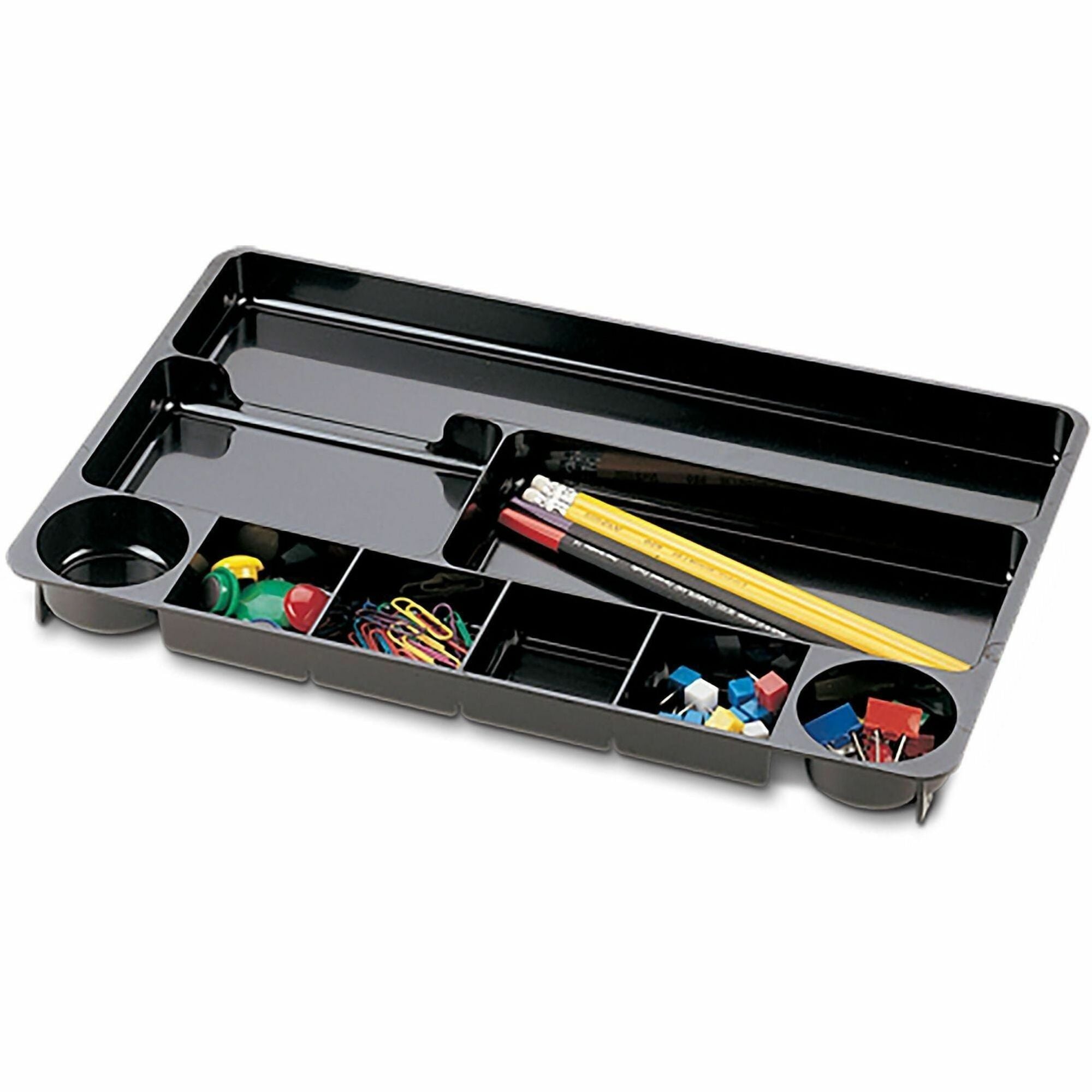 Business Source Drawer Organizer - Black - 1 Each
