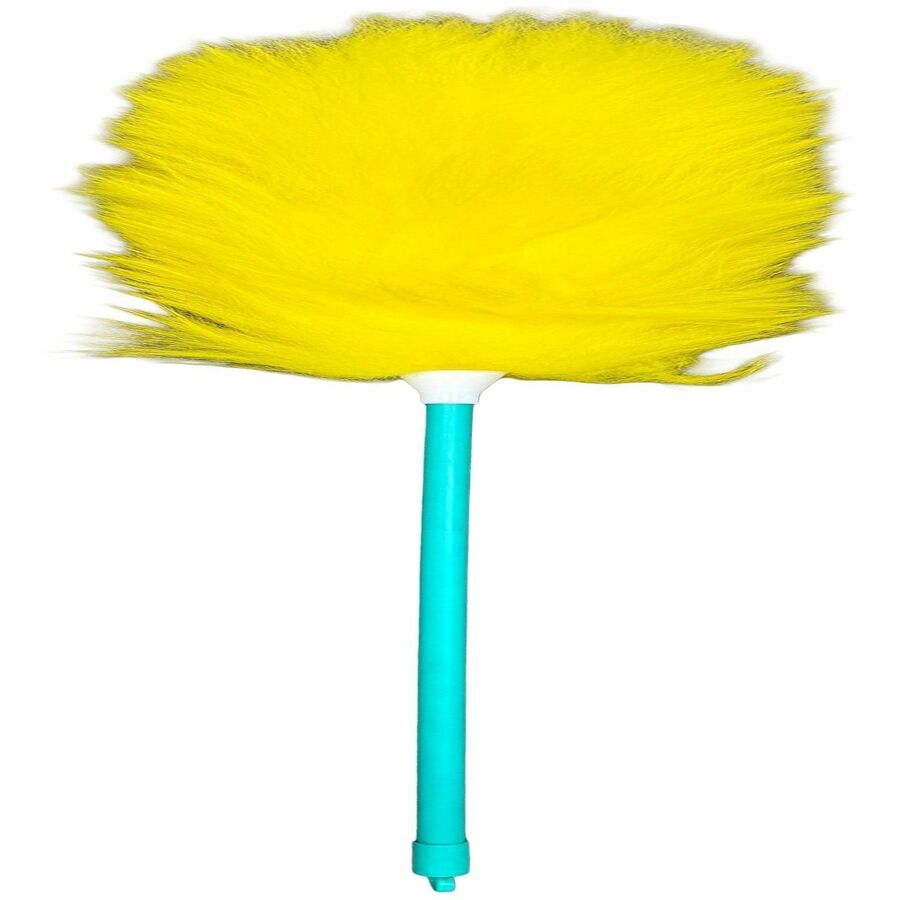 Genuine Joe Extendable Lambswool Duster - 50" Overall Length - Multi - 1 Each