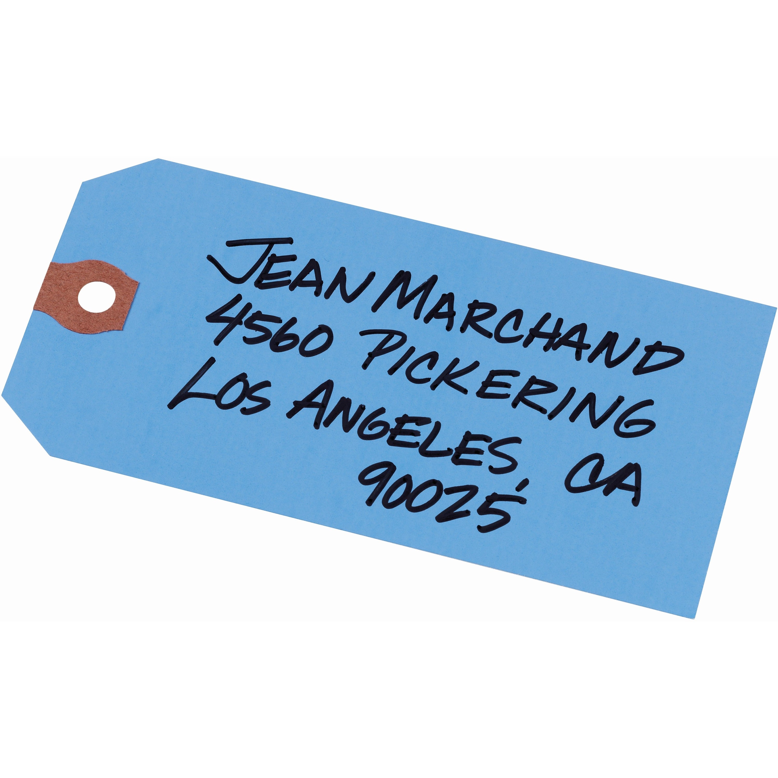 Avery&reg; Unstrung Shipping Tags, 11.5 pt. Stock, 4-3/4" x 2-3/8" , 1,000 Blue Hang Tags - 4.75" Length x 2.37" Width - Rectangular - Card Stock - Blue - 1 Box