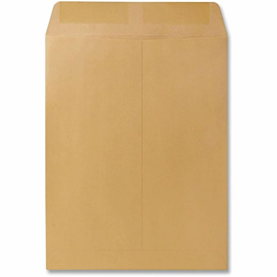 Quality Park Kraft Catalog Envelopes - Catalog - #12 1/2 - 9 1/2" Width x 12 1/2" Length - 28 lb - Gummed - Brown - Kraft - 250 / Box