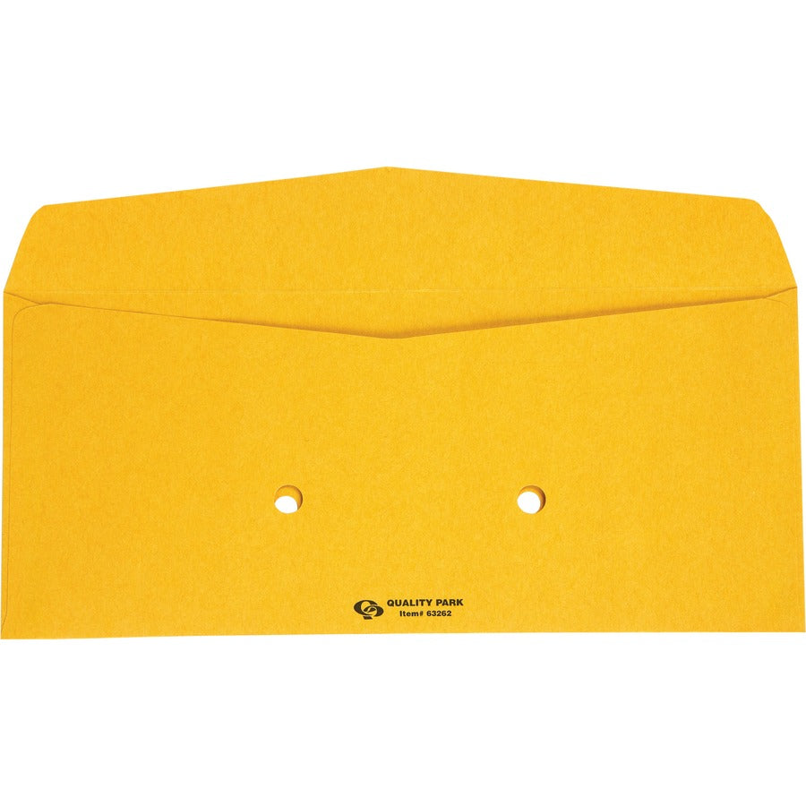 Quality Park Preprinted Inter-department Envelopes - Multipurpose - 10 3/8" Width x 4 1/2" Length - Flap - Kraft - Kraft - 500 / Box