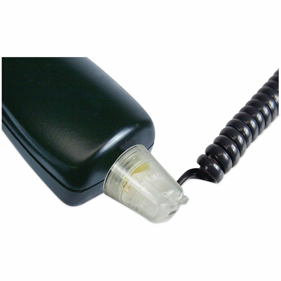 Softalk Telephone Cord Twisstop Untangler - 1 x RJ-11 Phone Male - 1 x RJ-11 Phone Female - Clear - 1 Each