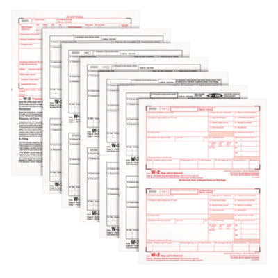 Adams® 6-Part W-2 Tax Forms with Tax Forms Helper®