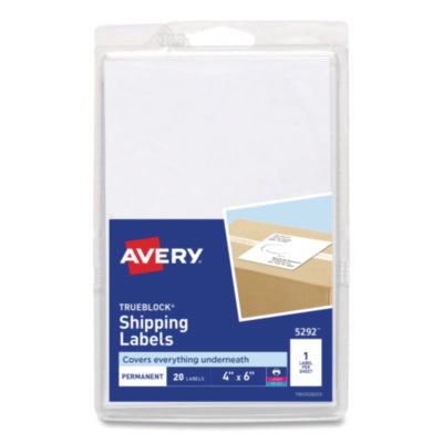 Avery® 4 x 6 Shipping Labels with TrueBlock® Technology