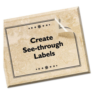 Avery® Matte Clear Shipping Labels