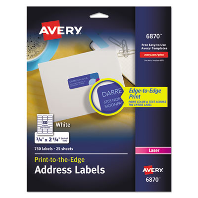 Avery® Vibrant Color Printing Mailing Labels