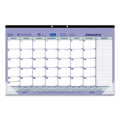 Brownline® Monthly Desk Pad Calendar