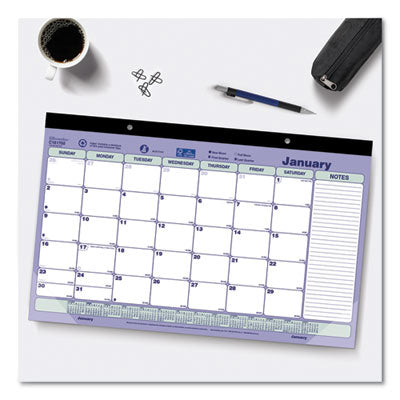 Brownline® Monthly Desk Pad Calendar