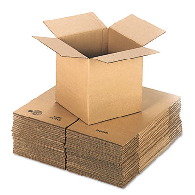 Universal® Brown Corrugated Cubed Fixed-Depth Shipping Boxes