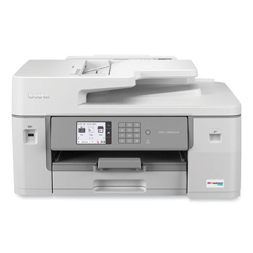 Mfc-j6555dw Inkvestment Tank All-in-one Color Inkjet Printer, Copy/fax/print/scan