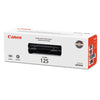 3484b001 (crg-125) Toner, 1,600 Page-yield, Black