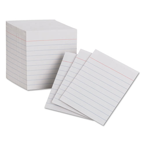 Ruled Mini Index Cards, 3 X 2.5, White, 200/pack