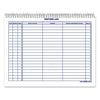 Visitors Log Book, Blue/white/red Cover, 11 X 8.5 Sheets, 50 Sheets/book